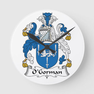 Horloge Ronde O'Gorman Family Crest