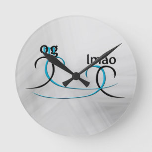 Horloge Ronde Oh mon Dieu !