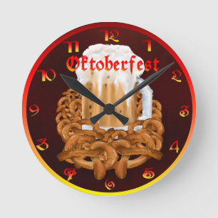 Horloge Ronde OKTOBERFEST Wallclock
