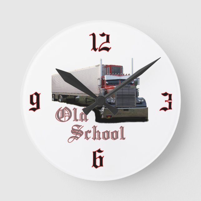 Horloge Ronde Old School (Recto)