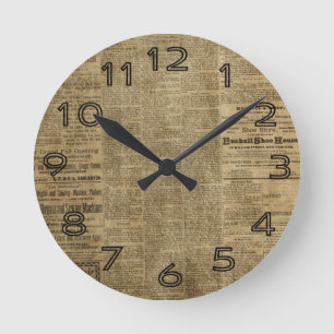Horloge Ronde Old Vintage