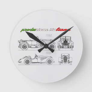 Horloge Ronde Oldtimer Amore Motore Alfa Romeo