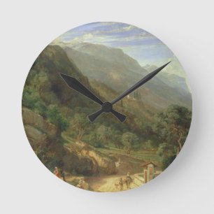 Horloge Ronde Oliveraies chez Varenna, lac Como, Italie, 1861 (o