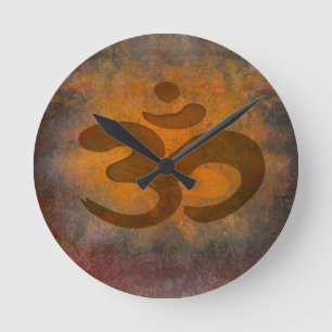 Horloge Ronde om aum symbol Wall Clock