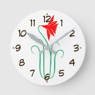 Horloge Ronde One ELEGANT Flower Show
