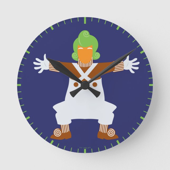 Horloge Ronde Oompa Loompa (Recto)