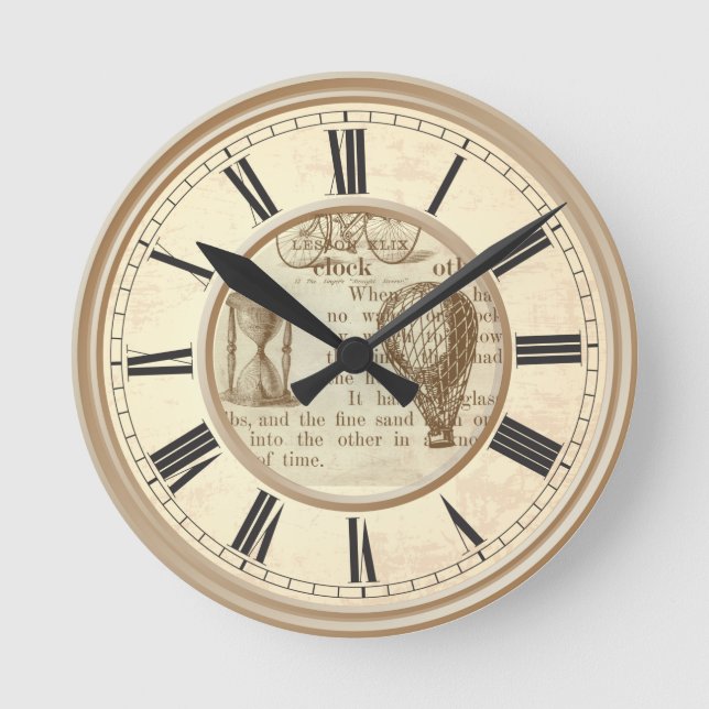 Horloge Ronde Opus Posh Steampunk (Recto)