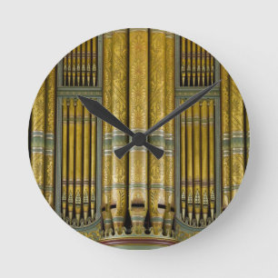 Horloge Ronde Organe pipes round clock