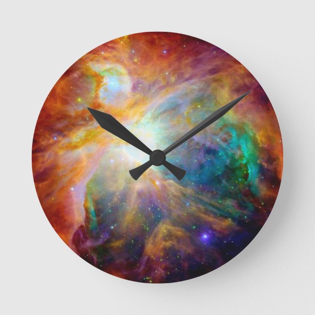 Horloge Ronde Orion Nebula Rainbow Galaxy (Recto)