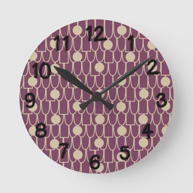 Horloge Ronde Ovales et Rectangles et Cercles, Oh Mon Dieu ! (Recto)