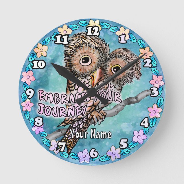 Horloge Ronde Owl Journey (Recto)