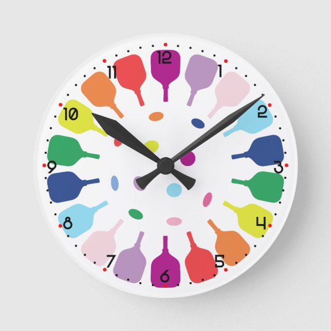 Horloge Ronde Paddlepalooza O’Clock Pickleball  (Recto)