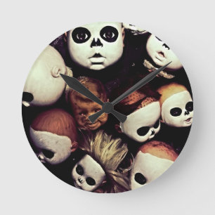 Horloge Ronde Painted baby doll