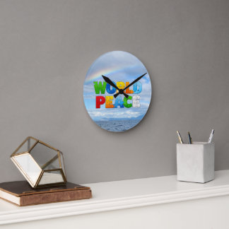 Horloge Ronde Paix Mondiale