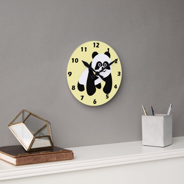 Horloge Ronde Panda Design (Bureau)