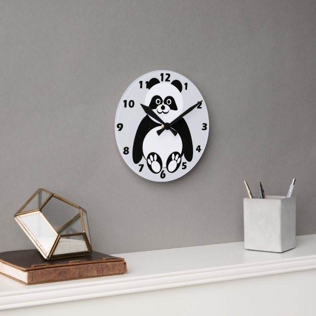 Horloge Ronde Panda Design (Bureau)