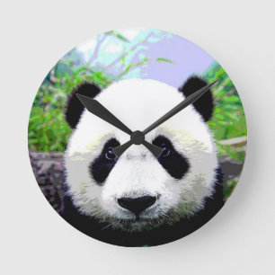 Horloge Ronde Panda Eyes