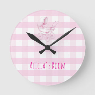 Horloge Ronde Panneau de porte de nurserie pour bébé et enfants