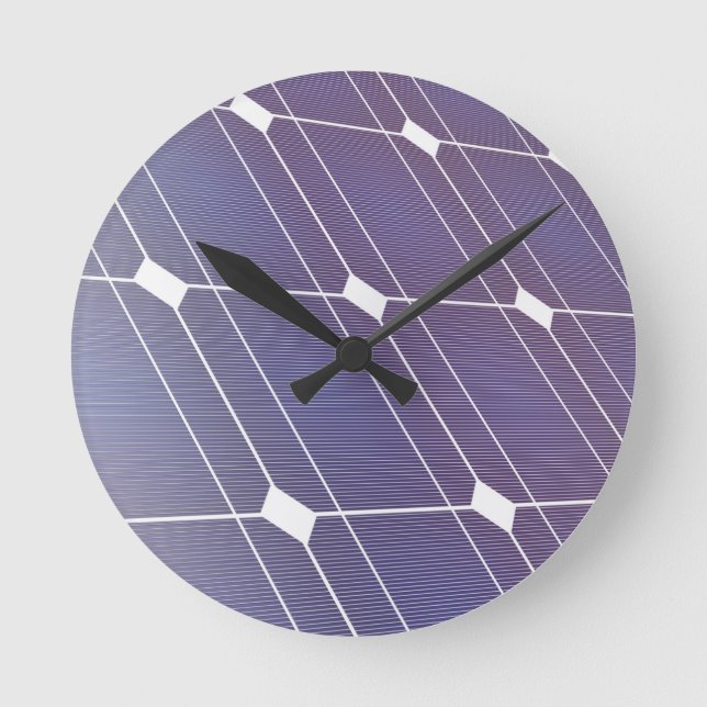Horloge Ronde Panneau solaire (Recto)