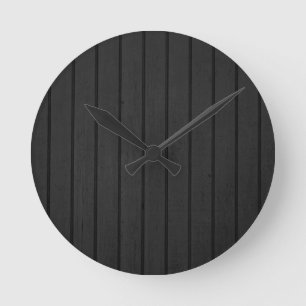 Horloge Ronde Panneaux noirs