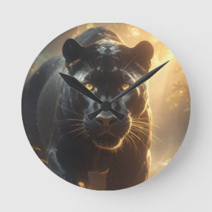Horloge ronde Panther - élégance par conception