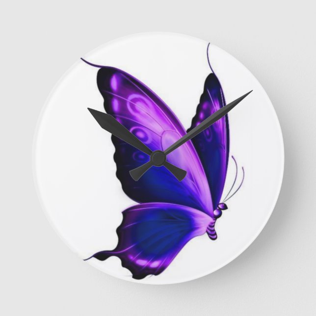 Horloge Ronde Papillon d'horloge (Recto)