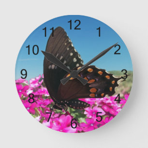 Horloge Ronde Papillon épicebush