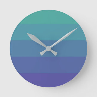 Horloge Ronde Paranoïa Palette Couleur Oeil Attaquant Ciel Bleu
