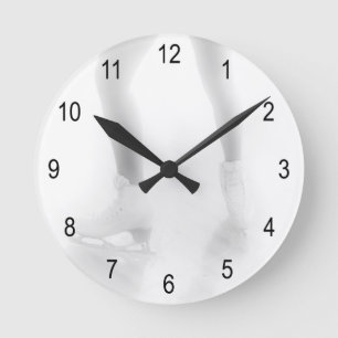Horloge Ronde Patinage sur glace