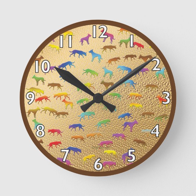 Horloge Ronde Patters australiens (Recto)