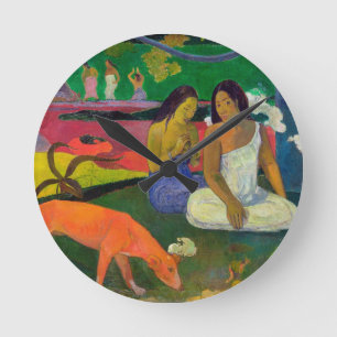 Horloge Ronde Paul Gauguin Arearea (The Red Dog) 1892