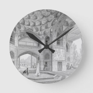 Horloge Ronde Pavillon des Huit Paradis, à Ispahan, de