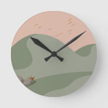 Paysage minimaliste du Boho vert de la mer