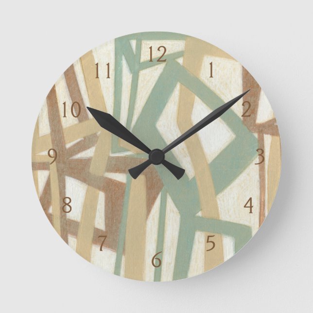 Horloge Ronde Peinture à main levée par Norman Wyatt (Recto)
