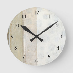 Horloge Ronde Peinture décorative de panneau dans des couleurs