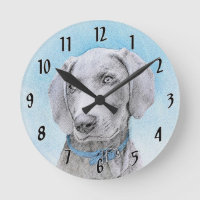 Peinture Weimaraner - Joli art original chien