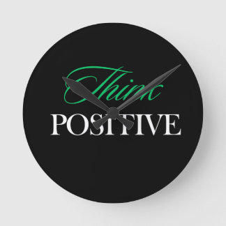 Horloge Ronde Penser positif