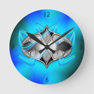 Horloge Ronde Perle dans l'horloge ronde