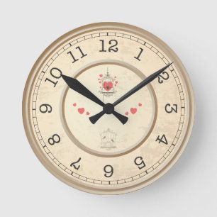 Horloge Ronde Personnalisation personnalisée Vintage votre propr