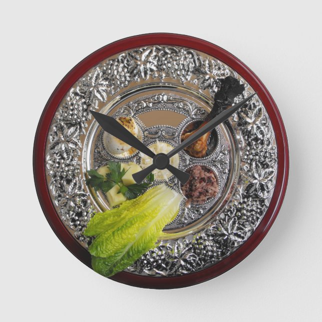 Horloge Ronde Pesach - Pâque - Temps (Recto)