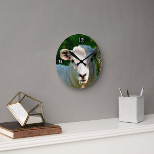 HORLOGE RONDE PETIT MOQUETTE
