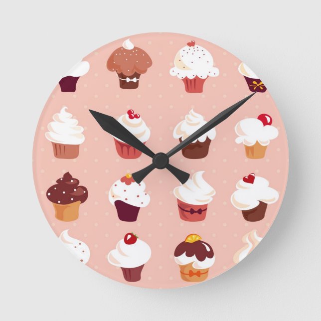 Horloge Ronde Petits gâteaux (Recto)