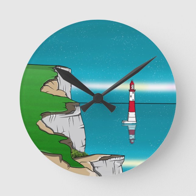 Horloge Ronde Phare de Beachy Head Manche (Recto)