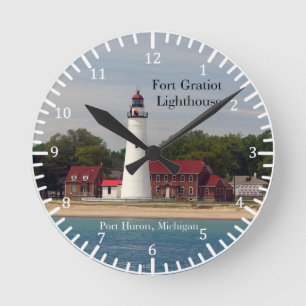 Horloge Ronde Phare de Fort Gratiot à l'horloge
