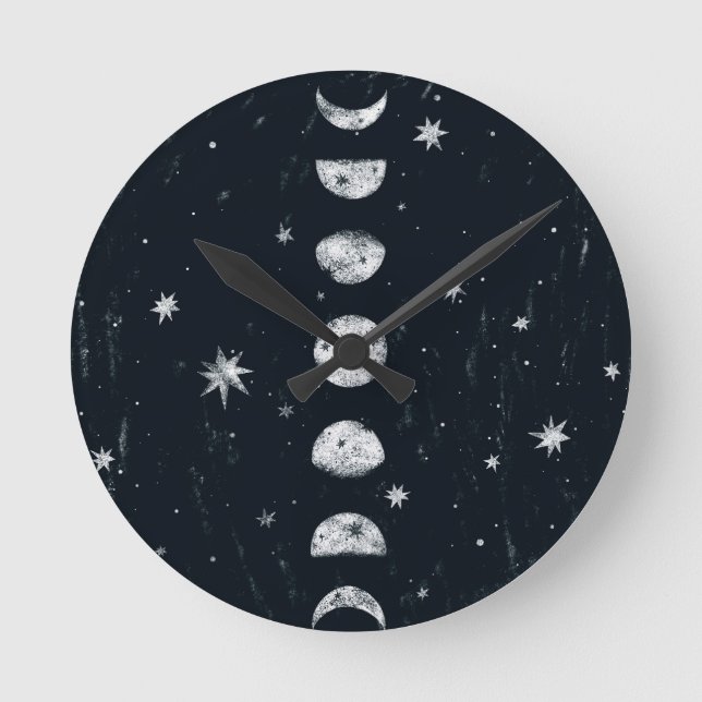 Horloge Ronde Phases du Wall Clock (Recto)