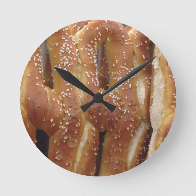 Horloge Ronde Philadelphie Soft Pretzels (Recto)