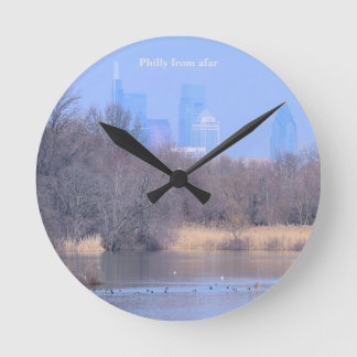 Horloge Ronde Philly De L'Horloge Mur Acrylique Afar