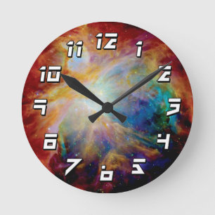 Horloge Ronde Photo du télescope spatial Orion Nebula Hubble Spi