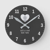 Photo et texte personnalisés de coeur simple
