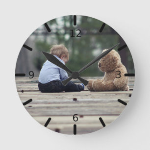 Horloge Ronde Photo personnalisée